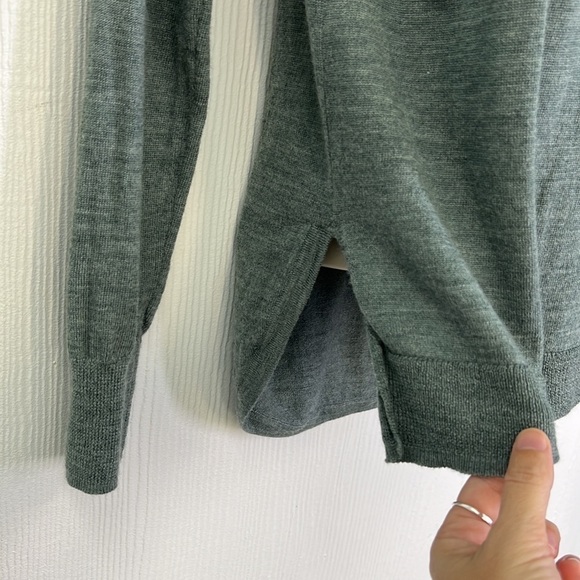 Madewell - Southstar Lightweight Merino Wool Pullover Light Green Sweater SZ XS - Picture 5 of 10